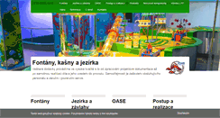 Desktop Screenshot of fontany-kasny.eu