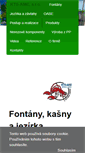 Mobile Screenshot of fontany-kasny.eu